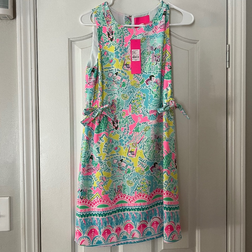 NWT Lilly Pulitzer Marli Stretch Shift in Pop Up in the Beginning Dress
